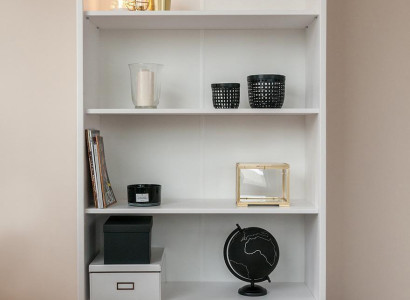 Classic Shelf Living room Cabinets Wood Shelves Bookcase Country House Style